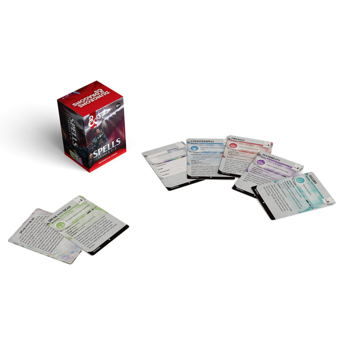 [PREORDER] Reference Cards Spells 2 | Levels 2-3 | Dungeons & Dragons RPG