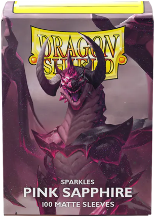 Pink Sapphire | 100 Count | Dragon Shield Matte Sleeves Heroes World Pink Sapphire | 100 Count | Dragon Shield Matte Sleeves Heroes World