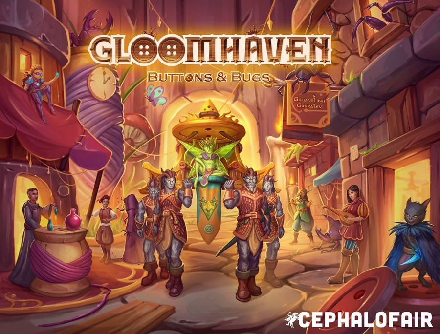 [RESTOCK PREORDER] Gloomhaven: Buttons and Bugs | Boardgame | Cephalofair
