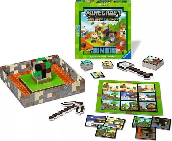 Minecraft: Builders and Biomes Junior | Boardgame | Ravensburger