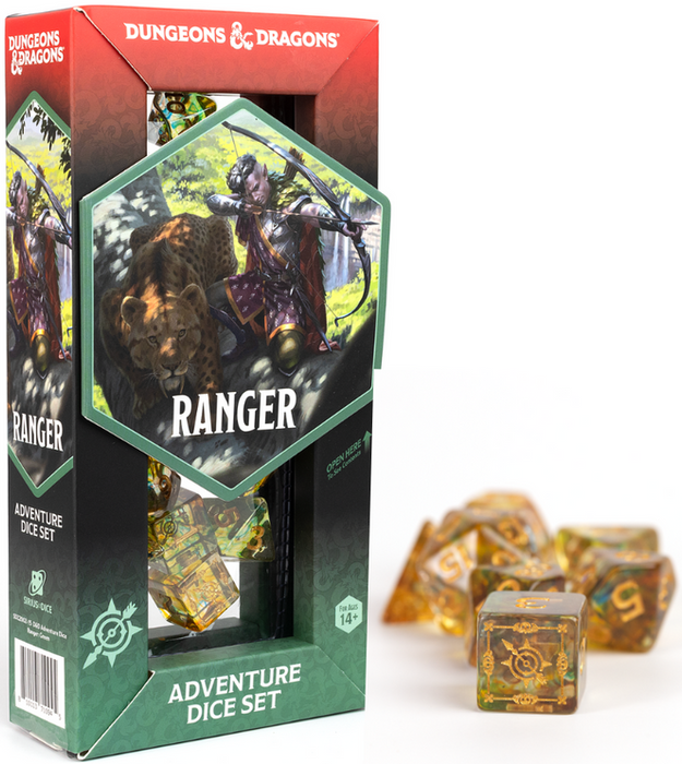 DND ADVENTURE DICE RANGER: GREEN/MULTI | Sirius Dice