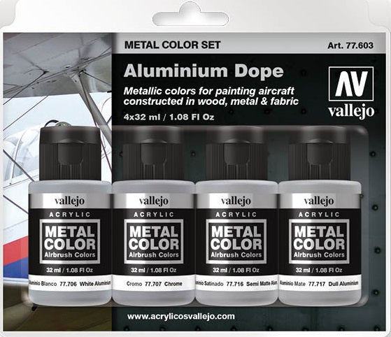Aluminium Dope | Metal Color Set | Vallejo