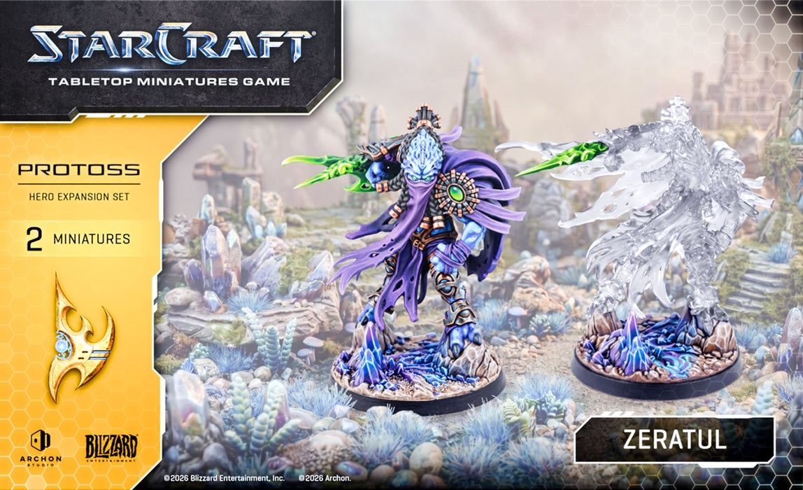 [PREORDER] STARCRAFT PROTOSS ZERATUL HERO EXPANSION SET | Miniature Game | Archon Studios