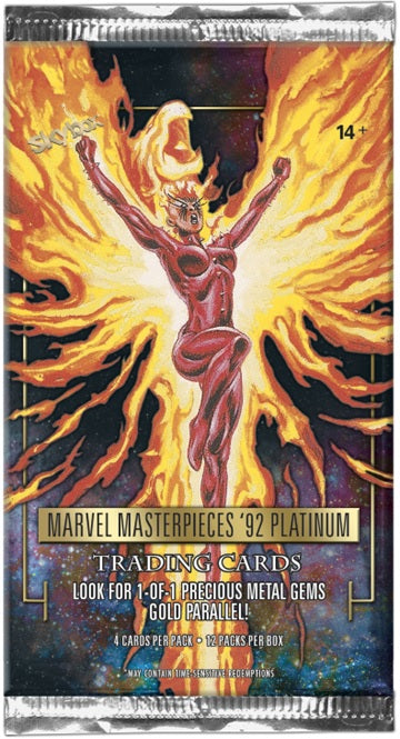 MARVEL MASTERPIECES '92 PLATINUM TRADING CARDS