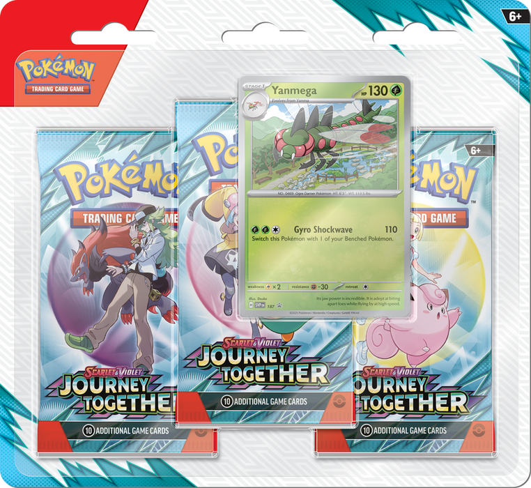 3 Pack Blister | SV9 Journey Together | Pokemon TCG