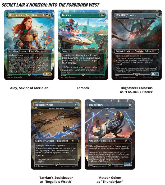 [PREORDER] Secret Lair Playstation Super Drop Horizon Zero Dawn: Huntress and the Machines | Magic the Gathering | Non-Foil