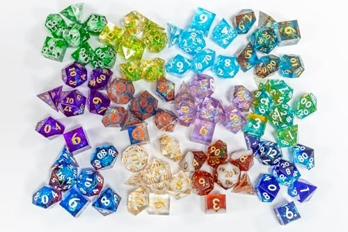 Sharp Edge Resin Mystery Dice | Dungeons & Dragons RPG | 1985 Games