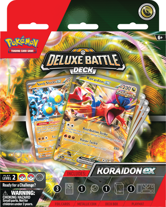 POKEMON DELUXE BATTLE DECKS MIRAIDON/KORAIDON EX