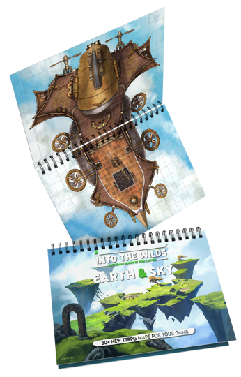 Earth & Sky | Into the Wilds Extraplanar Battlemap Books | Role Playing Games