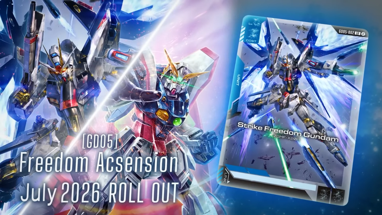 GUNDAM CG GD-05 FREEDOM ASCENSION BOOSTER | TCG | BANDAI
