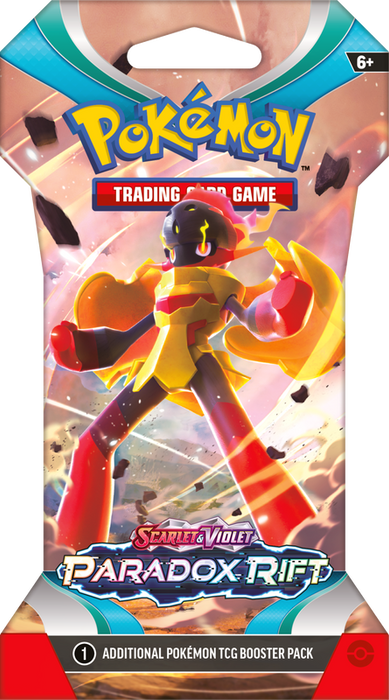SLEEVED POKEMON SV4 PARADOX RIFT PACK