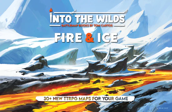 Fire & Ice | Into the Wilds Extraplanar Battlemap Books | Role Playing Games
