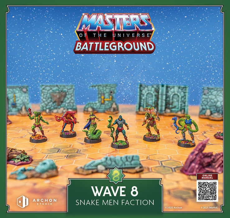MOTU BATTLEGROUND WAVE 8: SNAKE MEN FACTION | Miniature Game | Archon Studios
