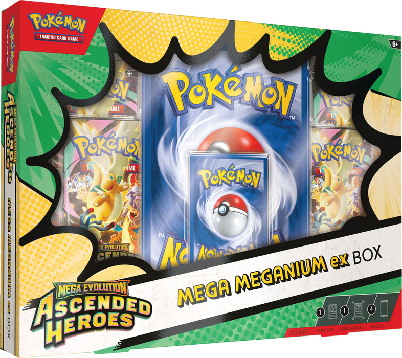 Mega Meganium/Emboar/Feraligatr EX Box | ME2.5 Ascended Heroes | Pokemon TCG