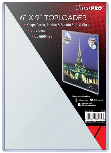 6x9 Toploader | 25 Pack | Ultra PRO