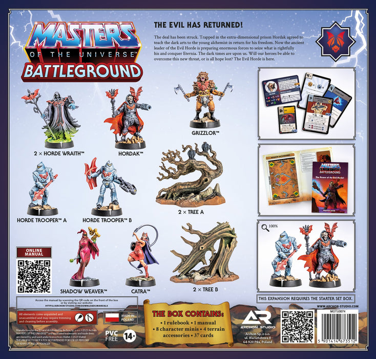 MOTU BATTLEGROUND WAVE 4: THE POWER OF THE EVIL HORDE | Miniature Game | Archon Studios