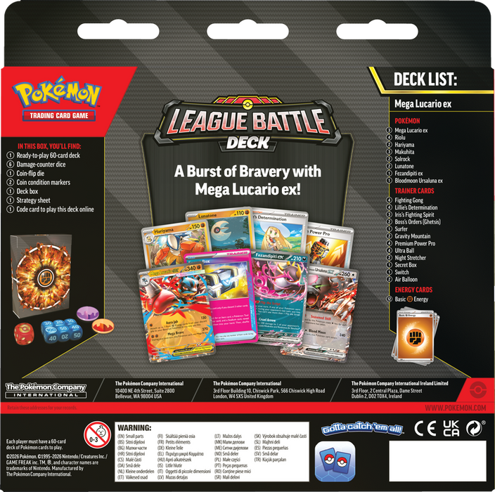 League Battle Deck | Mega Lucario EX | Pokemon TCG