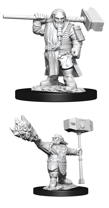 DND UNPAINTED MINIS WV11 MALE DWARF CLERIC