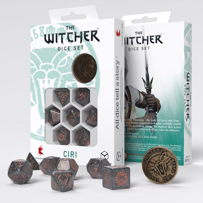 WITCHER DICE SET CIRI ELDER BLOOD