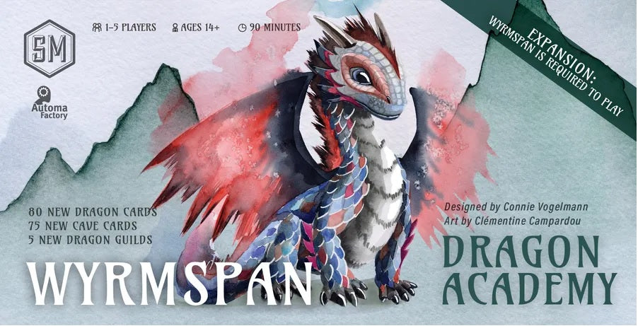 Dragon Academy Expansion | Wyrmspan | Boardgame