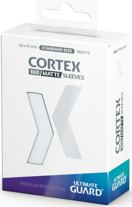 UG SLEEVES CORTEX STANDARD MATTE TRANSPARENT 100CT