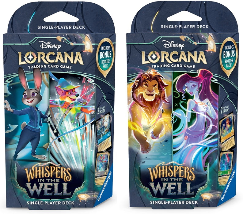 Whispers in the Well Starter Set | Disney Lorcana TCG Set 10 | Ravensburger