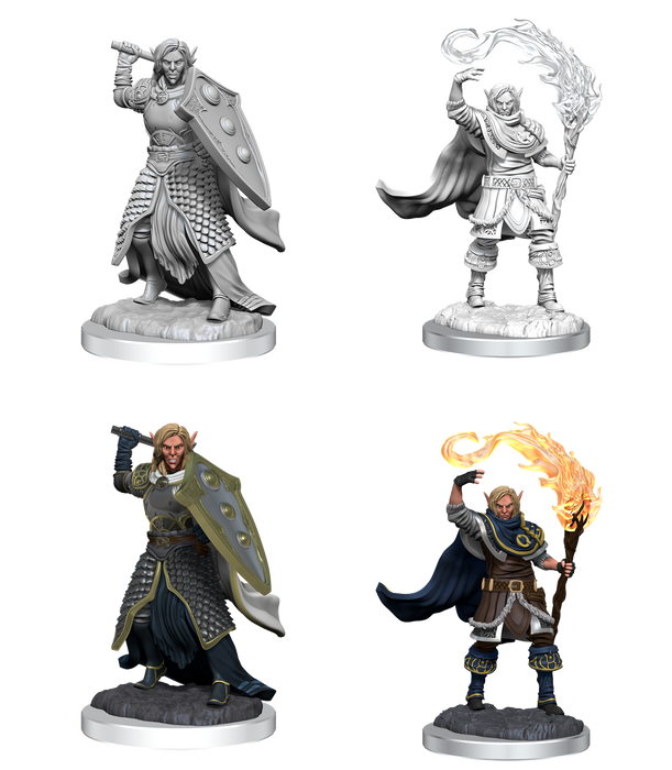 DND UNPAINTED MINIS WV16 ELF CLERIC MALE