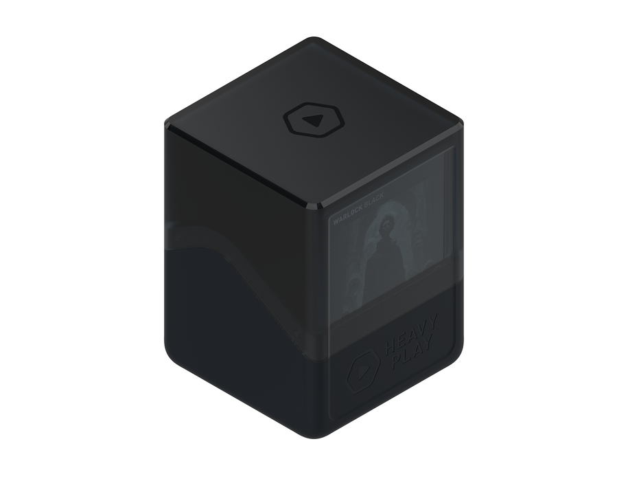 RFG Deck Box 100 DS | Warlock Black | Heavy Play