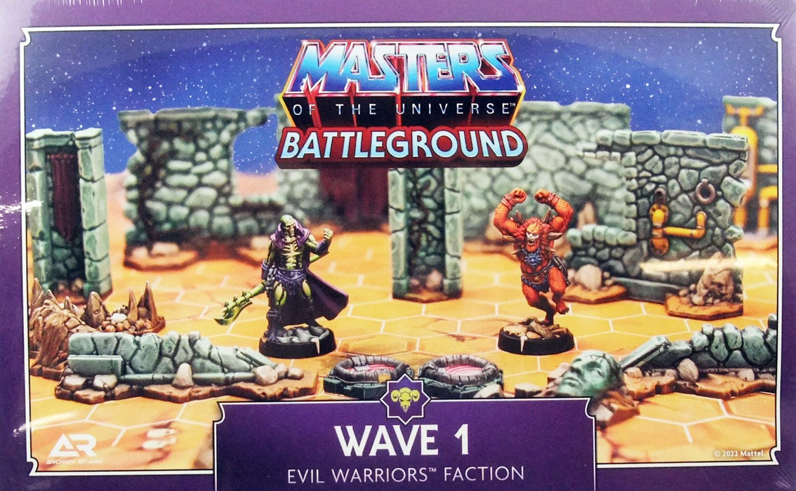 MOTU BATTLEGROUND WAVE 1: EVIL WARRIORS FACTION (Scareglow & Beast Man) | Miniature Game | Archon Studios