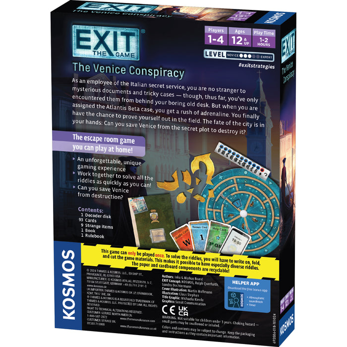 EXIT: THE VENICE CONSPIRACY