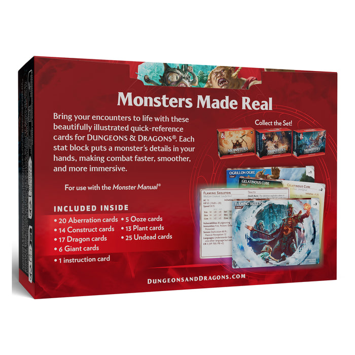 [PREORDER] Reference Cards Monsters | Fearsome and Ferocious | Dungeons & Dragons RPG