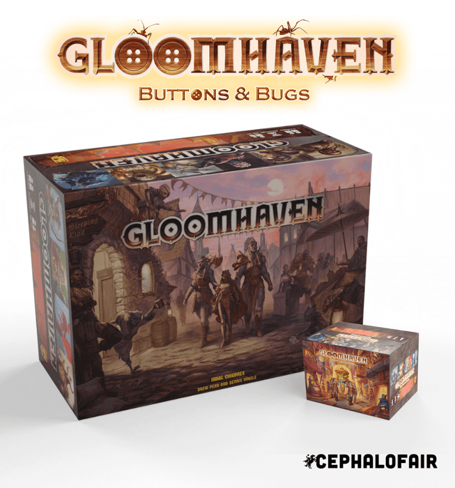 [RESTOCK PREORDER] Gloomhaven: Buttons and Bugs | Boardgame | Cephalofair