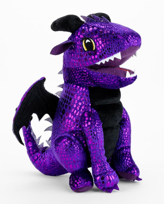 PLUSH DICE BAG PURPLE DRAGON | DnD Accessories | Fanroll