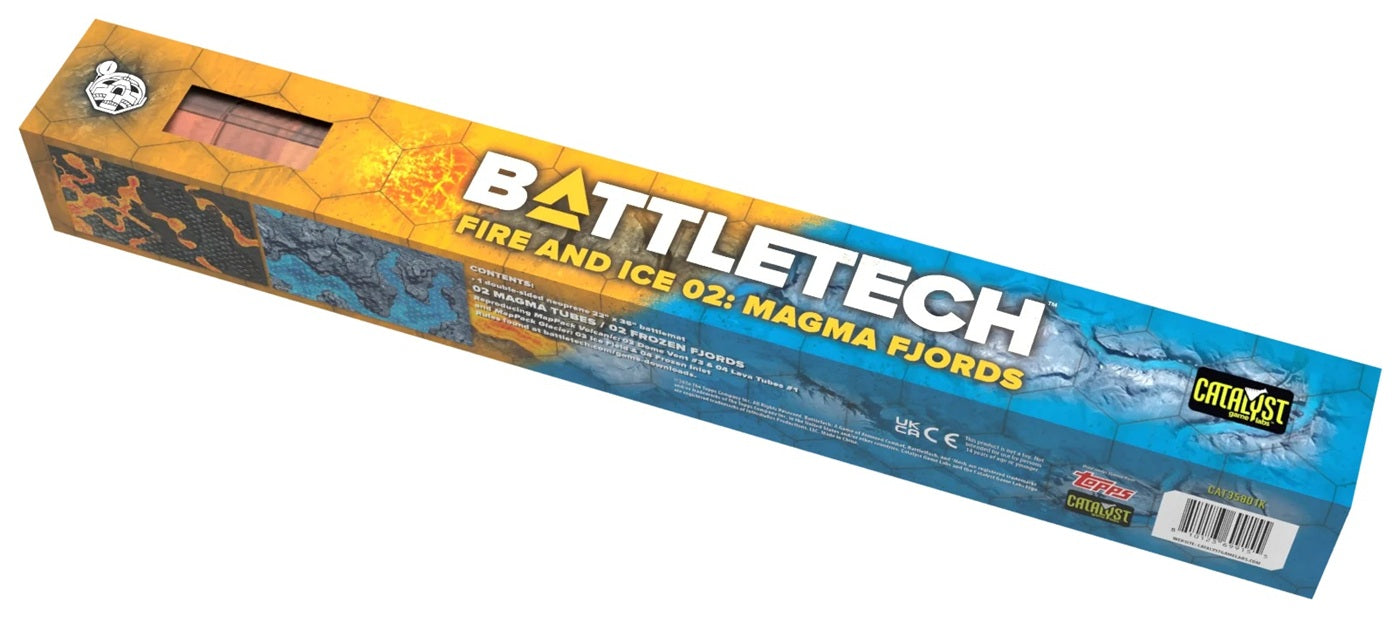 Fire And Ice 02: Magma Fjords | Battle Mat | BattleTech
