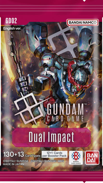 Gundam Dual Impact (GD02/GD-02) Booster Box | Gundam Card Game | Bandai