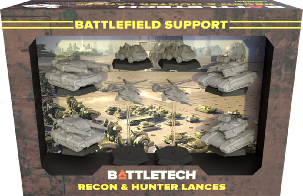 [PREORDER] BATTLETECH BATTLEFIELD SUPPORT RECON & HUNTER LANCES FORCEPACK