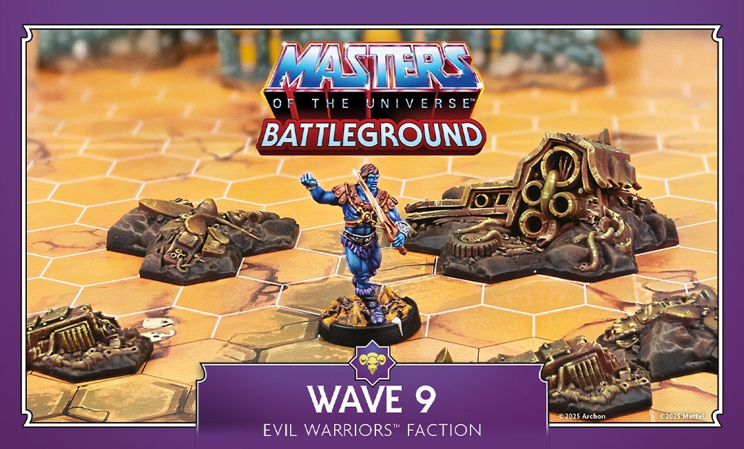 MOTU BATTLEGROUND WAVE 9: EVIL WARRIORS FACTION (Faker) | Miniature Game | Archon Studios