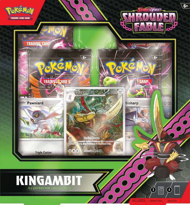 POKEMON SHROUDED FABLE KINGAMBIT ILLUSTRATION COLLECTION BOX