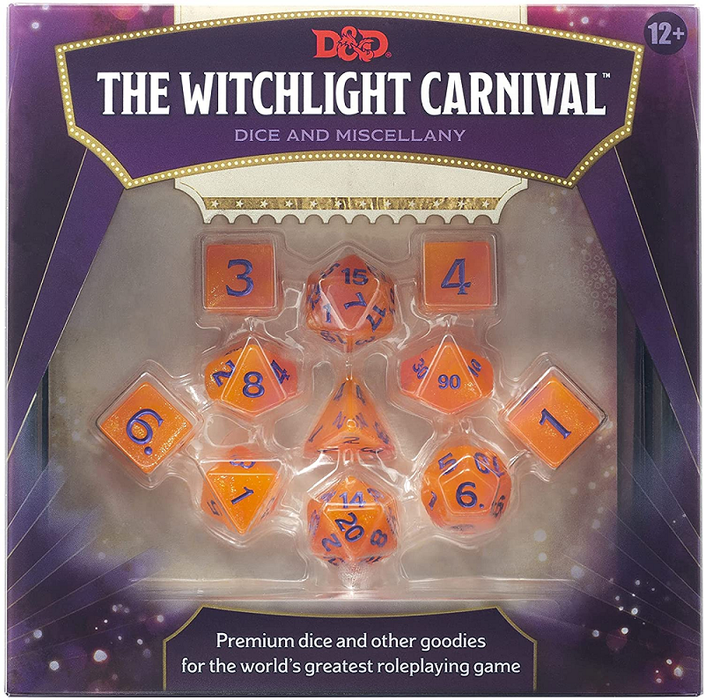 DND RPG WITCHLIGHT CARNIVAL DICE SET (Dungeons and Dragons)