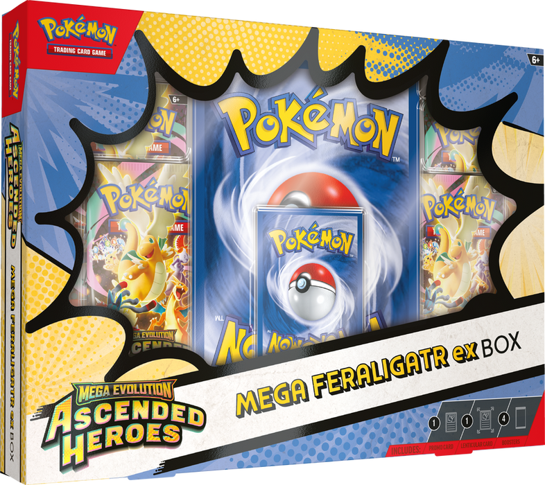 Mega Meganium/Emboar/Feraligatr EX Box | ME2.5 Ascended Heroes | Pokemon TCG