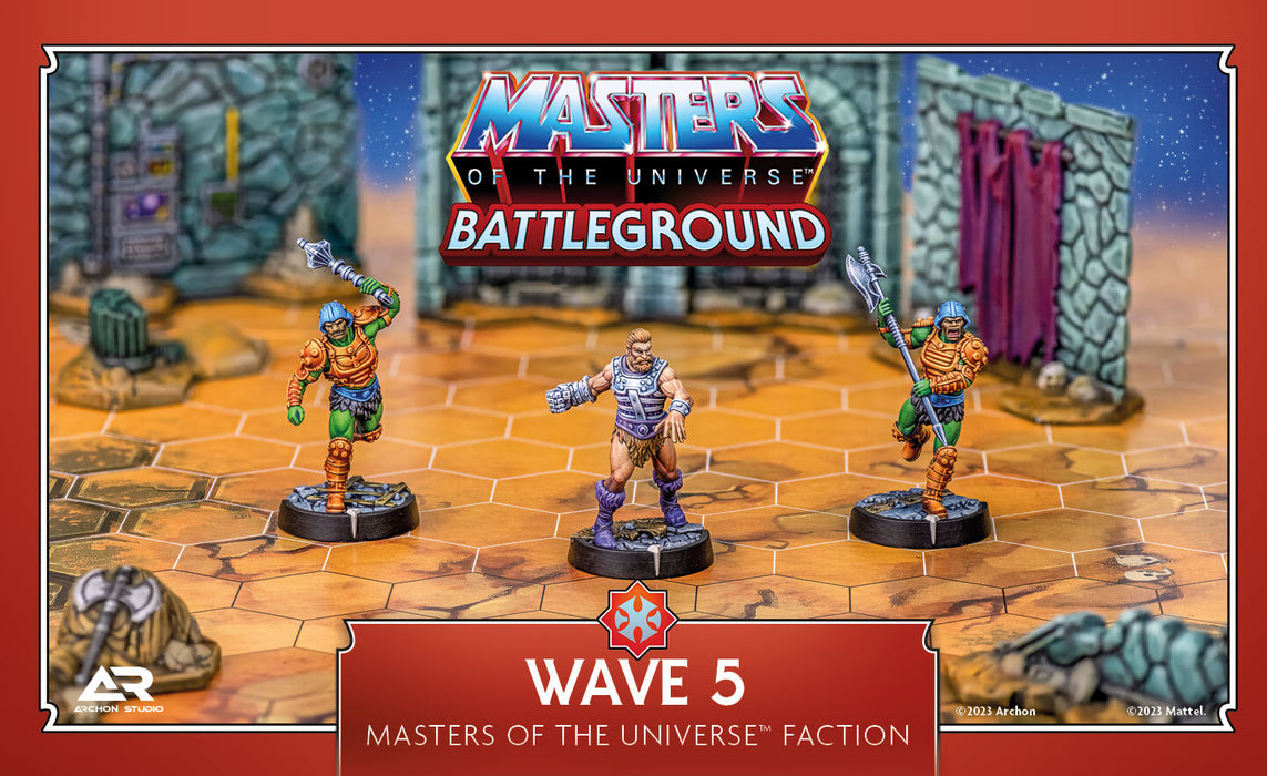 MOTU BATTLEGROUND WAVE 5: MASTERS OF THE UNIVERSE FACTION | Miniature Game | Archon Studios