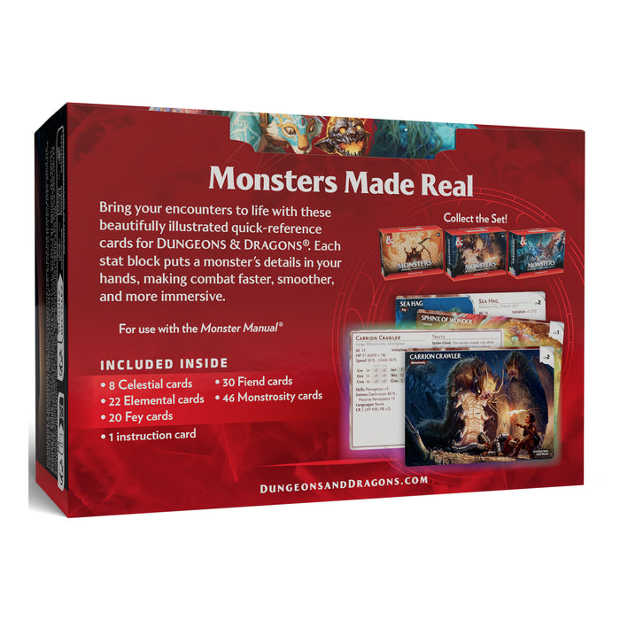 [PREORDER] Reference Cards Monsters | Mystical and Menacing | Dungeons & Dragons RPG