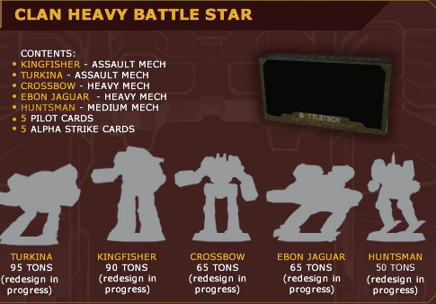 BATTLETECH CLAN HEAVY BATTLE STAR