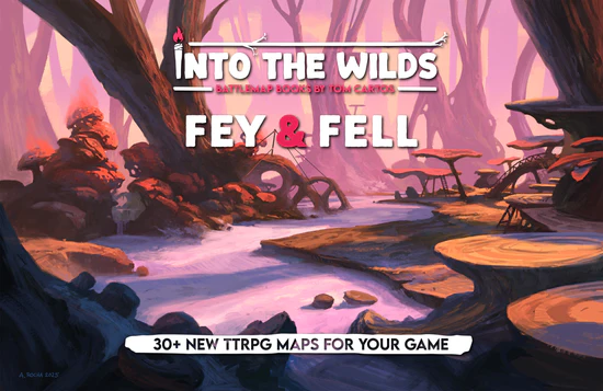 Fey & Fell | Into the Wilds Extraplanar Battlemap Books | Role Playing Games