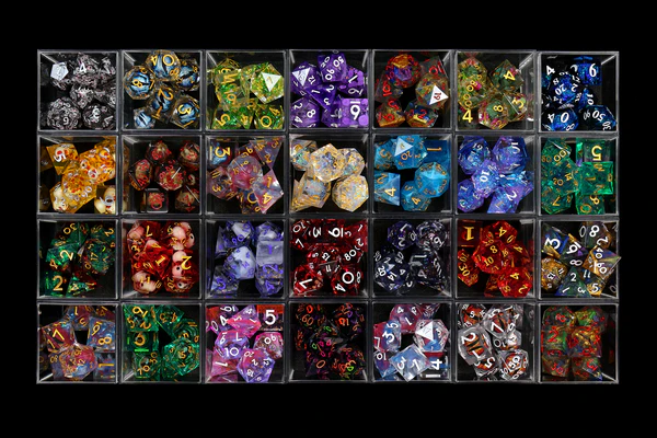Sharp Edge Resin Mystery Dice | Dungeons & Dragons RPG | 1985 Games