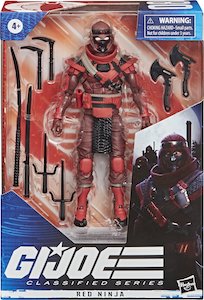 G.I. Joe 6" Classified Series Red Ninja [DAMAGED BOXES] | Action Figures | Hasbro