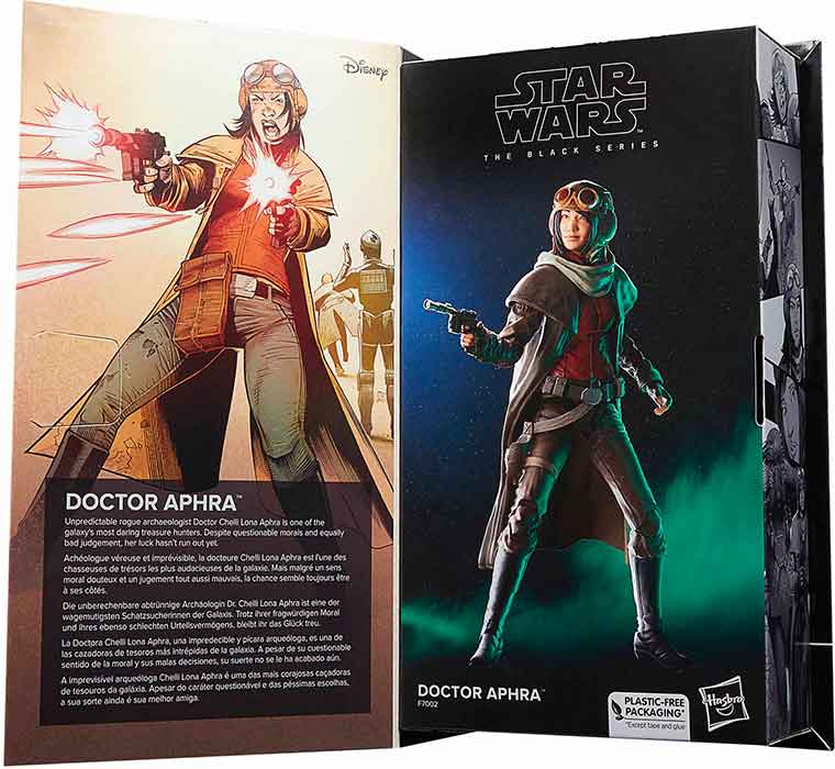 Star Wars The Black Series 6 Inch Action Figure Comic Cover - Doctor Aphra