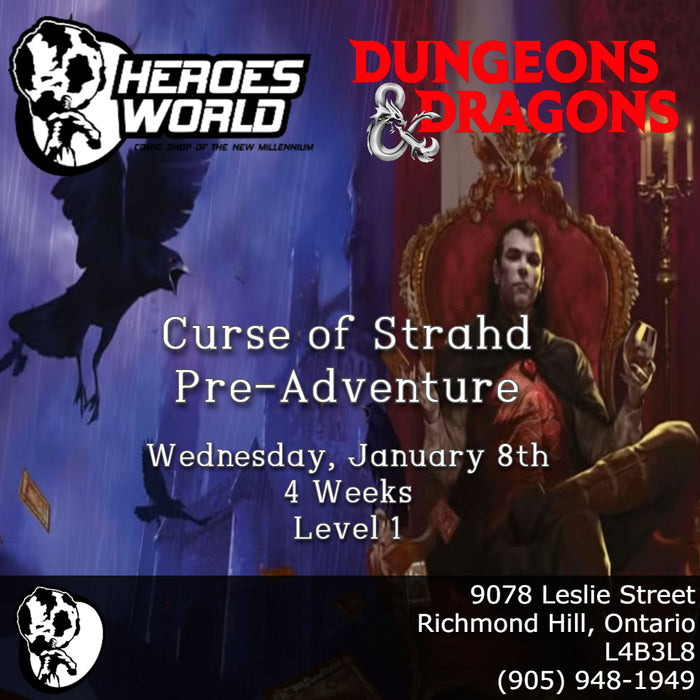 Dungeons & Dragons: Curse of Strahd Pre-Adventure