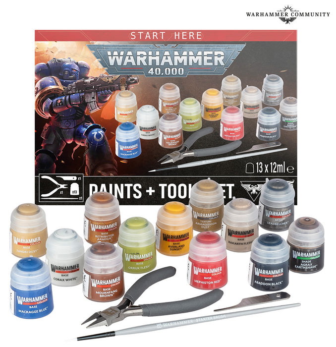 Warhammer 40,000: Paints + Tools | Games Workshop