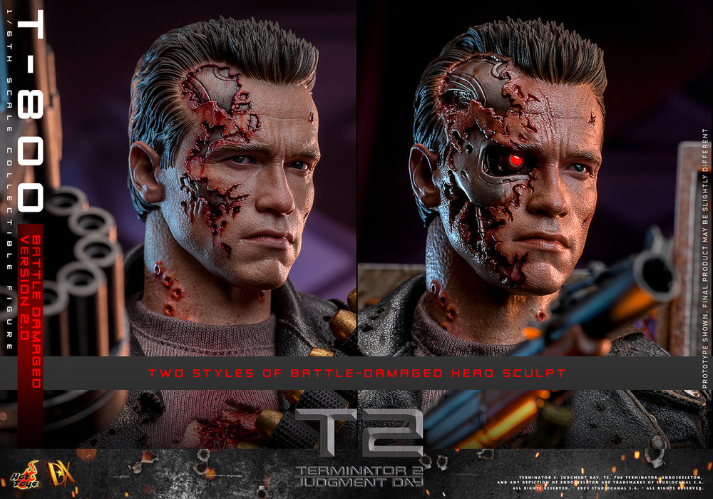 [PREORDER] T-800 (Battle Damaged Version 2.0) Sixth Scale Figure